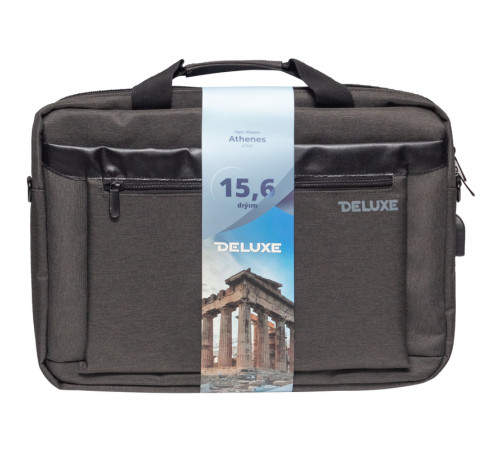 Сумка для ноутбука Deluxe Athenes 15.6", серая