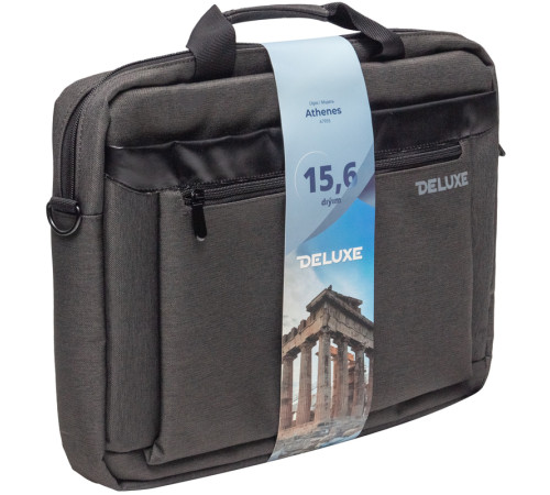 Сумка для ноутбука Deluxe Athenes 15.6", серая