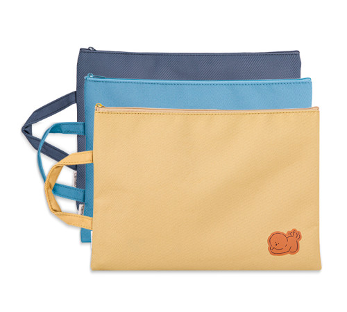 Сумка-шоппер DELI, 1 отделение на молнии, 325 x 240 мм, полиэстер, ассорти