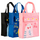 Сумка-шоппер DELI "Монстрики", 1 отделение, 330 x 185 x 125 мм, полиэстер, ассорти