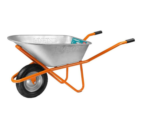 Тачка строительная одноколесная СИБИН, 180кг.