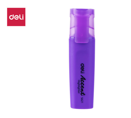 Текстовыделитель DELI "S621" 1-5 мм, фиолетовый 