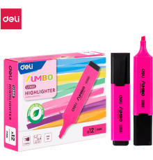 Текстовыделитель DELI "U366" 1-5 мм, розовый