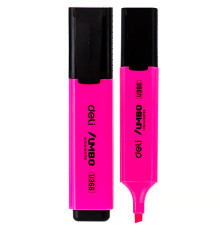 Текстовыделитель DELI "U366" 1-5 мм, розовый