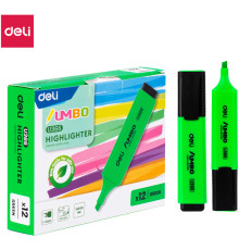 Текстовыделитель DELI "U366" 1-5 мм, зеленый