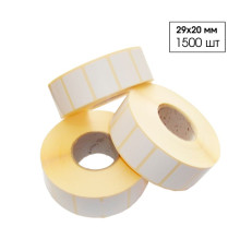 Термоэтикетки 29 х 20 мм (1500 шт/рул)
