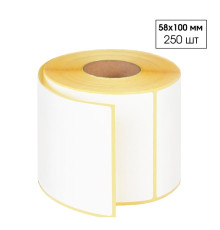 Термоэтикетки 58 х 100 мм (250 шт/рул)