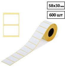 Термоэтикетки 58 х 30 мм (600 шт/рул)