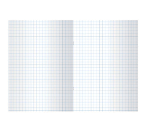 Тетрадь общая BG, А4, 96 листов в клетку, обложка бумвинил, синий, эконом