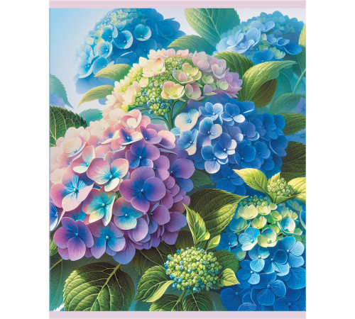 Тетрадь общая BG "Цветение", А5, 48 листов в линейку, на скрепке