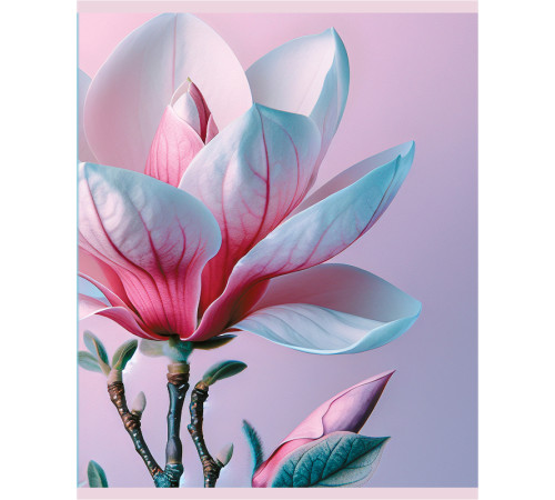 Тетрадь общая BG "Цветение", А5, 48 листов в линейку, на скрепке