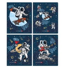 Тетрадь общая BG "Космонавт", А5, 48 листов в клетку, на скрепке