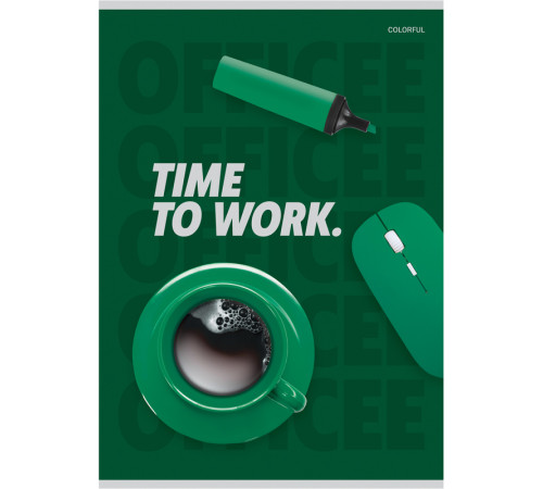 Тетрадь общая BG "Office", А4, 80 листов в клетку, на скрепке