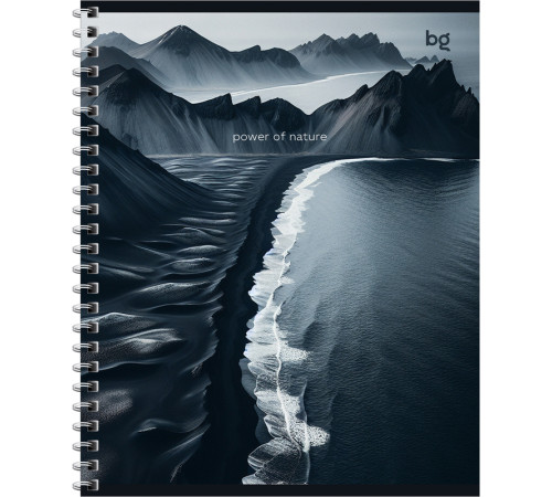Тетрадь общая BG "Сила природы", А5, 48 листов в клетку, на спирали