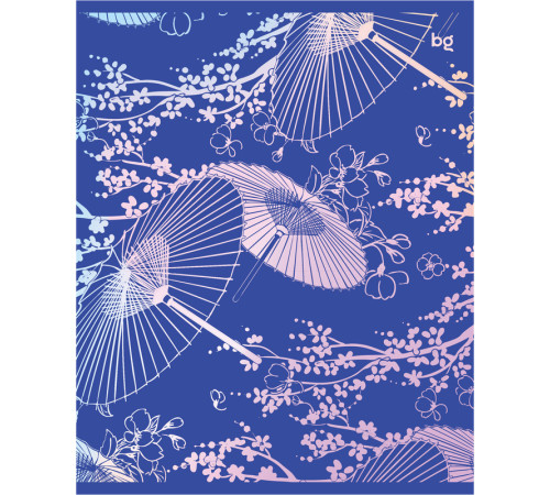 Тетрадь общая BG "Синий цвет", А5, 48 листов в клетку, суперэконом на скрепке