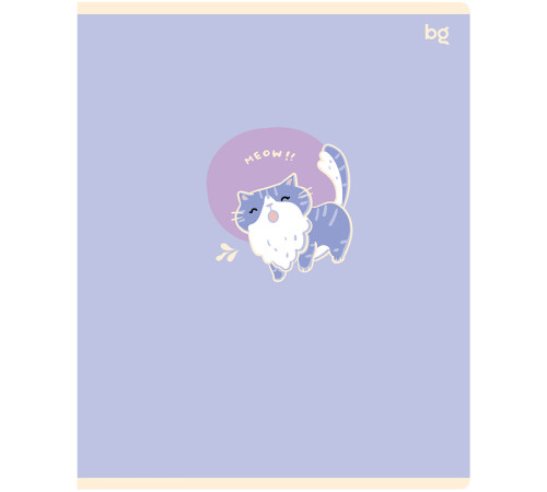 Тетрадь общая BG "Smile", А5, 48 листов в клетку, на скрепке