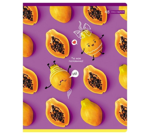 Тетрадь общая BG "Сочная тетрадь", А5, 48 листов в клетку, на скрепке