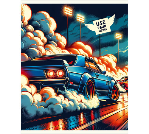 Тетрадь общая BG "Свои крылья", А5, 48 листов в клетку, на скрепке