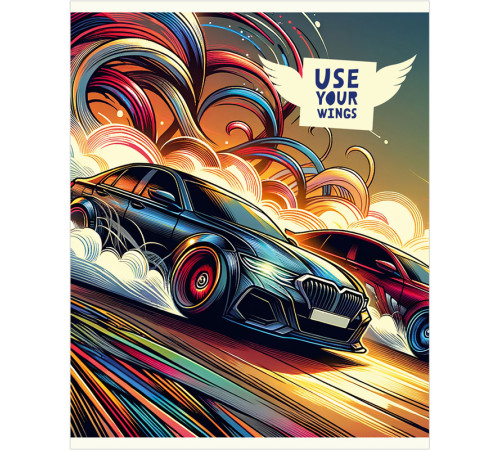 Тетрадь общая BG "Свои крылья", А5, 48 листов в клетку, на скрепке