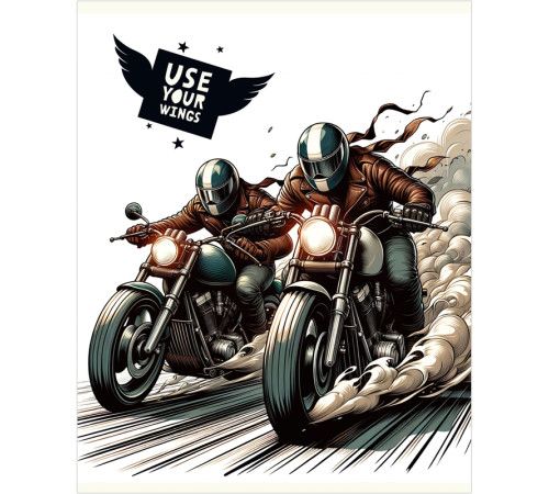 Тетрадь общая BG "Свои крылья", А5, 48 листов в клетку, на скрепке