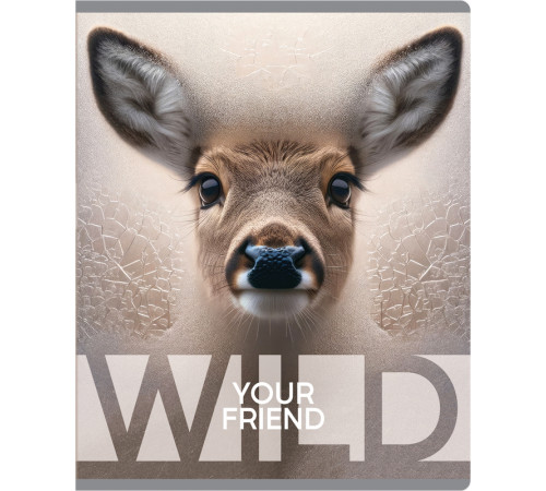 Тетрадь общая BG "Wild", А5, 48 листов в клетку, на скрепке
