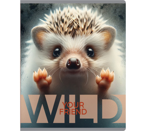 Тетрадь общая BG "Wild", А5, 48 листов в клетку, на скрепке