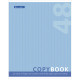 Тетрадь общая BRAUERG "Один цвет", А5, 48 листов в клетку, на скрепке