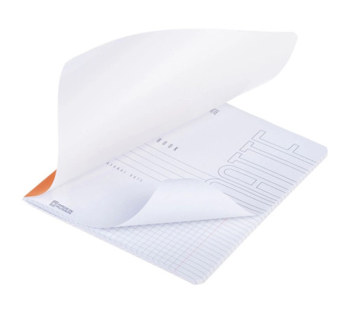 Тетрадь общая Hatber " Шафран", А5, 48 листов в клетку, soft-touch, ламинация, на скрепке