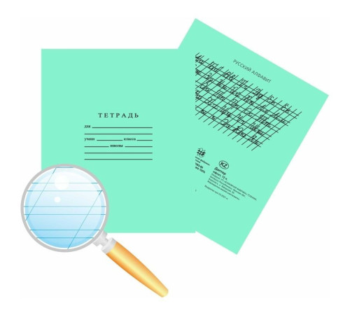 Тетрадь школьная, Бумажная фабрика, А5, 12 л, косая линия