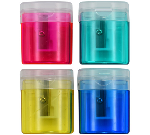 Точилка BASY пластмассовая, с прозрачным контейнером