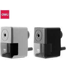 Точилка DELI механическая, с контейнером, экстра-острое лезвие