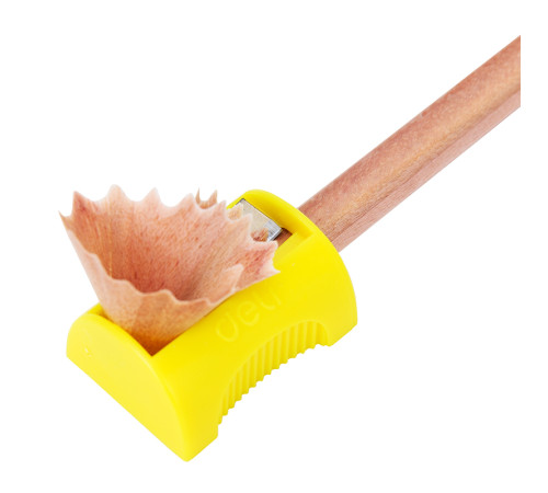 Точилка DELI пластмассовая, 1 лезвие, ассорти