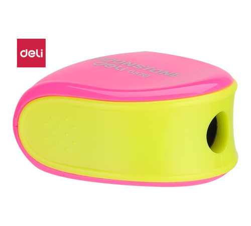 Точилка DELI пластмассовая, с  контейнером