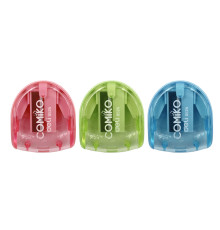 Точилка DELI пластмассовая, с  контейнером