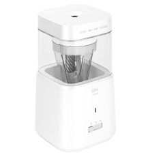 Точилка DELI "71203" электрическая, автоматическая с контейнером, белая