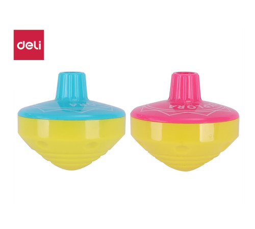 Точилка DELI "Explora" пластиковая, 1 отверстие с контейнером, ассорти