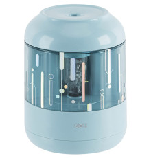 Точилка DELI "H508" электрическая, с контейнером, синяя