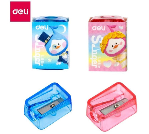 Точилка DELI "Little Singer" пластмассовая, 1 лезвие