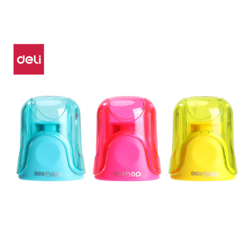Точилка DELI "U-touch"  пластмассовая, с контейнером