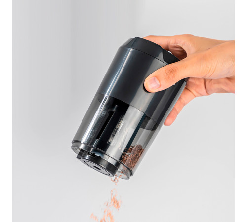 Точилка DELI "VA5" электрическая, с контейнером, черная