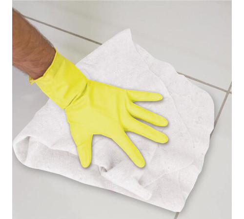 Тряпка для мытья пола ЛАЙМА, 100% хлопок, 190 г/м2, 80х100 см, белая