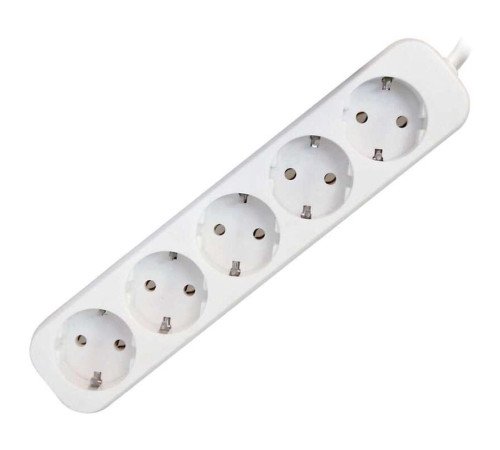 Удлинитель Defender E550, 5 розеток, 5 метров (с заземлением)