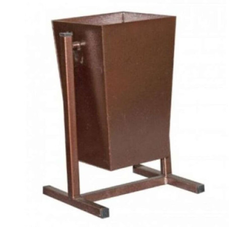 Урна металлическая, 240x240x500 мм