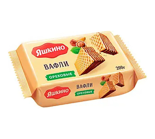 Вафли Яшкино «Ореховые», 200 гр.