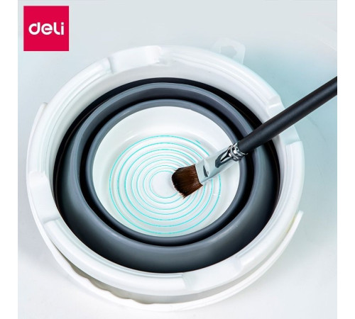 Ведерко DELI, для мытья кистей, складное