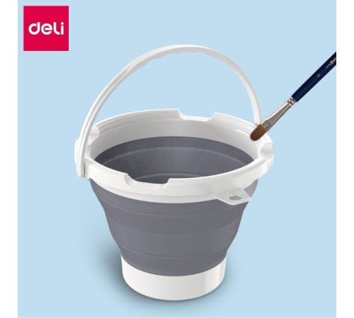 Ведерко DELI, для мытья кистей, складное