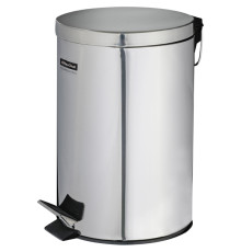 Ведро-контейнер для мусора OfficeClean Professional, нержавеющая сталь, хром, 12л.