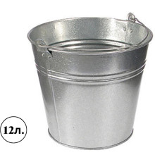 Ведро оцинкованное, 12 литров