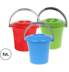 Ведро пластиковое, 5 литров