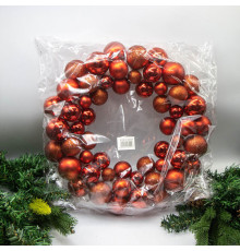 Венок новогодний "Blazing berries", 33см